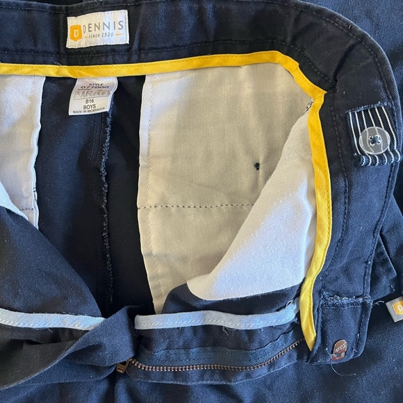 Dennis School Uniform Boys Size B16 Navy Blue
Style 077000 (Bundle of 2 Pants) - Picture 5 of 6